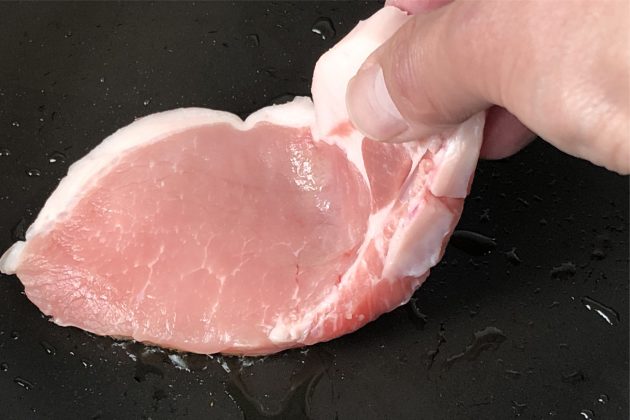 豚肉をソテーするの画像