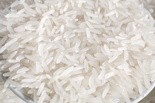 麹作りの原料は伝統的なタイ米の画像