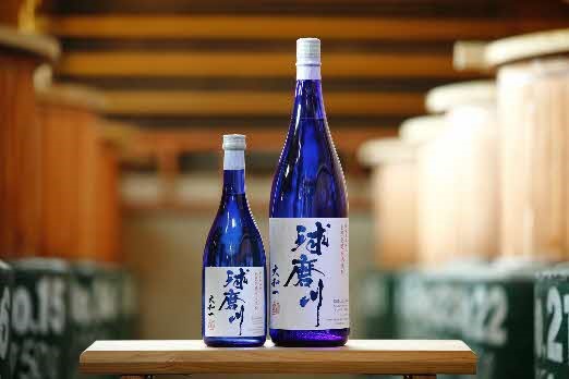 「酵母無添加 自然発酵玄米焼酎　球磨川」