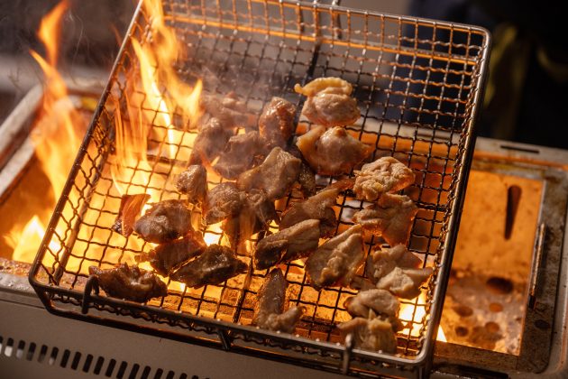 ■焼きたて、揚げたてで食材の魅力を引き出すライブキッチン